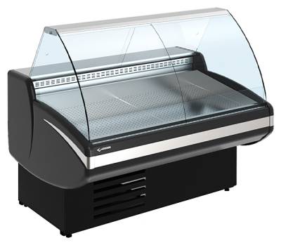 Витрина холодильная CRYSPI Gamma-2 SN FISH 1200 (с боковинами)