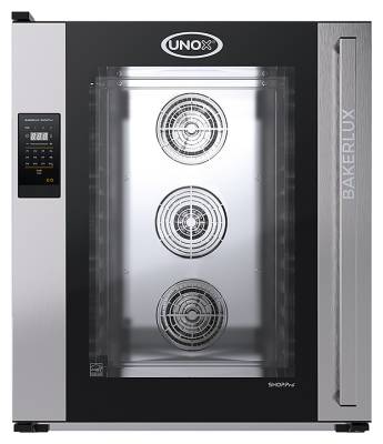 Печь конвекционная UNOX XEFT-10EU-EGLN без сливного отверстия