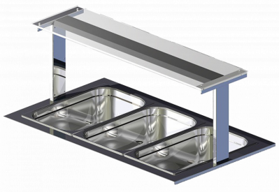 Настольная полка Optima Shelf 183/С кубик стеклянный
