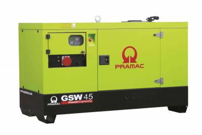 Дизельный генератор Pramac GBW 45 P в кожухе 