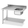 Стол для посудомоечной машины SMEG WT51200SL
